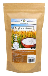 5PRZEM MĄKA RYŻOWA BIAŁA BEZGLUTENOWA 500G