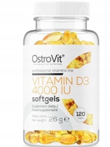 OSTROVIT VITAMIN D3 4000IU SOFTGELS 120CAPS