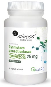 ALINESS DYSMUTAZA PONADTLENKOWA TERA SOD 25MG 60K