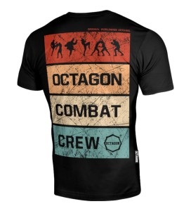 OCTAGON T-SHIRT COMBAT CREW BLACK