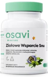 OSAVI ZIOŁOWE WSPARCIE SNU BEZ MELATONINY 60VCAP