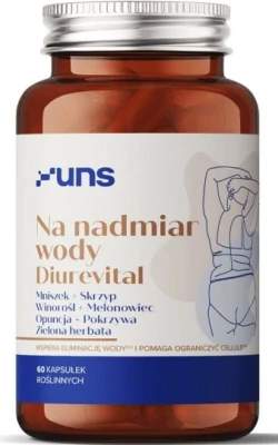 UNS NA NADMIAR WODY DIUREVITAL 60 VEGE KAPS