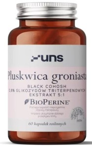 UNS PLUSKWICA GRONIASTA+BIOPERINE 60 VEGE KAPS