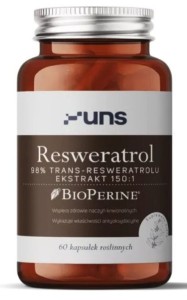 UNS RESWERATROL+BIOPERINE 60 VEGE KAPS