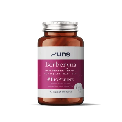 UNS BERBERYNA + BIOPERINE 60 VEGE KAPS BERBERINE