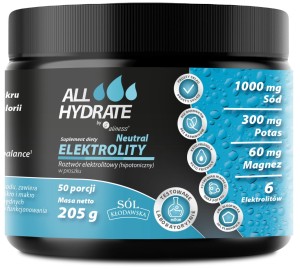 ALLHYDRATE ELEKTROLITY NEUTRAL 205G 50 PORCJI