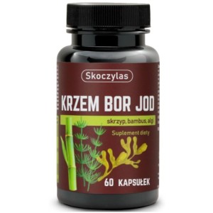 SKOCZYLAS  KRZEM BOR JOD SKRZYP BAMBUS ALGI 60KAP