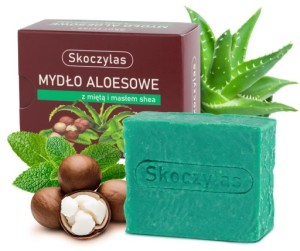SKOCZYLAS MYDŁO ALOESOWE Z MIĘTĄ I M.SHEA 100G