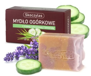 SKOCZYLAS MYDŁO OGÓRKOWE Z TRAWĄ CYTRY.I LAW. 100G