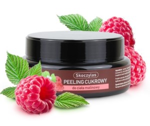 SKOCZYLAS PEELING CUKROWY DO CIAŁA MALINOWY 200ML