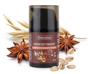 SKOCZYLAS KREM DO TWARZY Z PŁATKAMI OWSI.ANYŻ 50ML