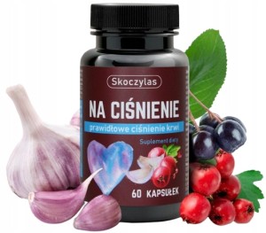 SKOCZYLAS NA CIŚNIENIE POTAS, ARONIA, L-LECYT.60K