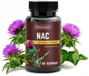 SKOCZYLAS NAC L-GLUTATION, OSTROPEST 60KAP