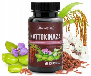 SKOCZYLAS NATTOKINAZA, MONAKOLINA, RUTYNA 60KAP