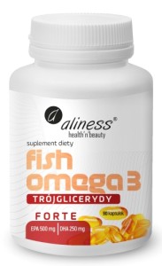 ALINESS FISH OMEGA 3 FORTE 90KAPS TRÓJGLI 500/250M