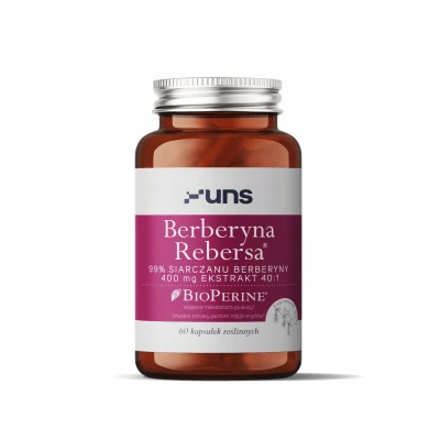 UNS BERBERYNA REBERSA + BIOPERINE 60 VEGE KAPS