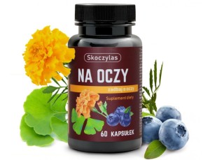 SKOCZYLAS NA OCZY AKSAMITKA LUTEINA 60KAPS