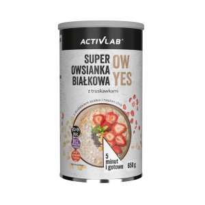 ACTIVLAB SUPER OWSIANKA BIAŁKOWA OW YES TRUSKAWKA