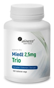 ALINESS MIEDŹ TRIO 2,5MG 100 VEGEKAPS