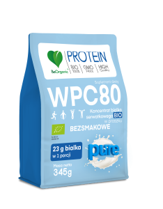 BEORGANIC BIAŁKO SERWATKOWE WPC 80 PURE BIO 345G
