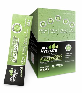 ALLHYDRATE ELEKTROLITY STICK JUNIOR LEMON 4,8GX40