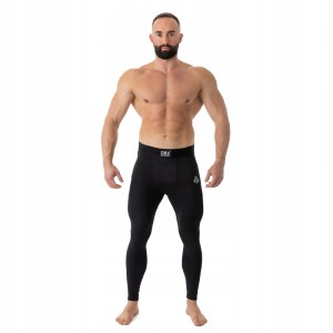 DBX BUSHIDO LEGGINSY TRENINGOWE CLASSIC CZARNE