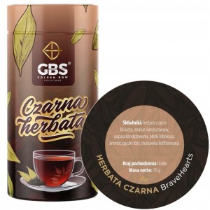 GBS HERBATA CZARNA BRAVEHEARTS 70G