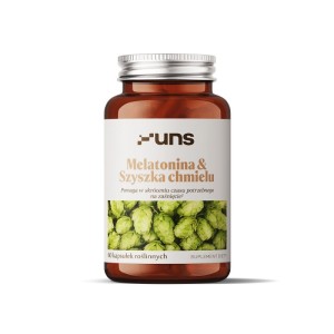 UNS MELATONINA SZYSZKA CHMIELU 60 KAPS