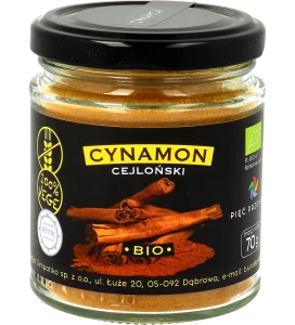 PIĘĆ PRZEMIAN CYNAMON CEJLOŃSKI BIO 70G