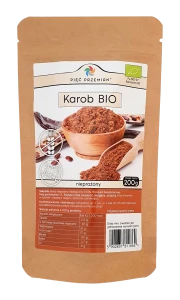PIĘĆ PRZEMIAN KAROB NIEPRAŻONY BIO 200G