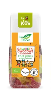 BIO PLANET GALARETKI OWOCOWE BEZ ŻELATYNY BIO 100G