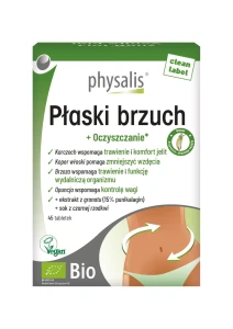 PHYSALIS TABLETKI NA PŁASKI BRZUCH BIO 45SZT