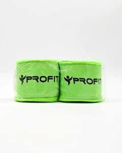 PROFIT BANDAŻE BOKSERSKIE OWIJKI NEON GREEN 4M