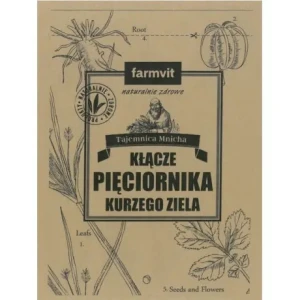FARMVIT PIĘCIORNIK KURZE ZIELE KŁĄCZE 50G