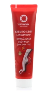 RATOWNIK 986 CZERWONY KREM DO STÓP MOCZNIK 15%
