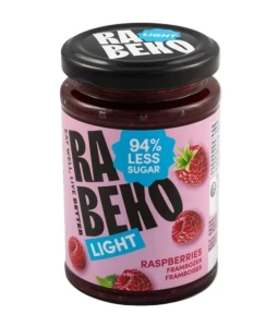 RABEKO JAM LIGHT RASPBERRIES NISKO 230G