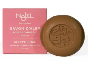 NAJEL MYDŁO ALEPPO Z RÓŻĄ DAMASCEŃSKĄ 100G