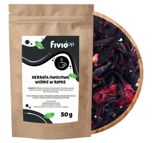FIVIO UP HERBATA WIŚNIE W RUMIE 50G