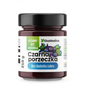 EKAMEDICA CZARNA PORZECZKA BEZ DODATKU CUKRU 210G