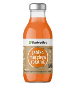EKAMEDICA SOK JABŁKO MARCHEW ROKITNIK 300ML