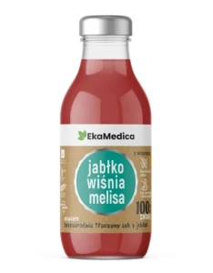 EKAMEDICA SOK JABŁKO WIŚNIA MELISA 300ML