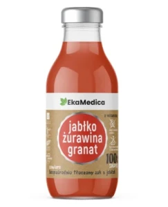 EKAMEDICA SOK JABŁKO ŻURAWINA GRANAT 300ML