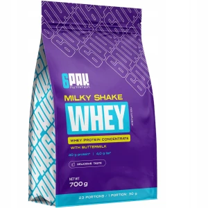 6PAK MILKY SHAKE WHEY 700G BIAŁKO