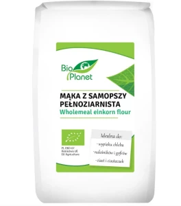 BIO PLANET MĄKA Z SAMOPSZY PEŁNOZIARNISTA BIO 1KG