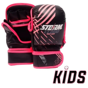 STORMCLOUD RĘKAWICE MMA LYNX BL/PINK JUNIOR L