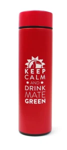 TERMOS 6.0 LCD MATE GREEN KEEP CALM RED