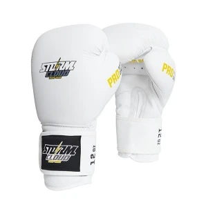 STORMCLOUD RĘKAWICE BOKS BOXING PRO BIAŁE 12OZ