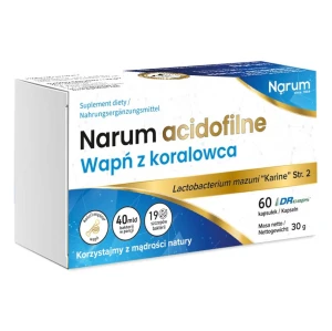 NARUM ACIDOFILNE WAPŃ Z KORALOWCA 60KAPS