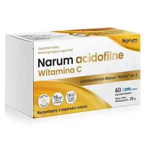 NARUM ACIDOFILNE WITAMINA C 60KAPSUŁEK