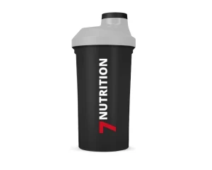 7NUTRITION SHAKER 700ML WHITE BLACK